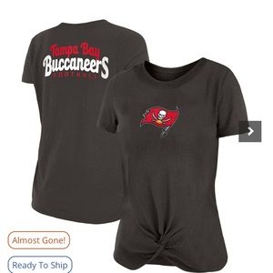 Tampa Bay Buccaneers Women's Pewter Slub T-Shirt